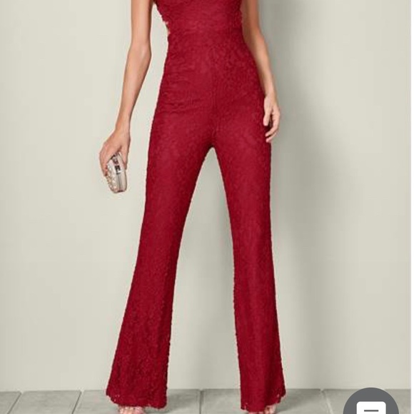 Black Lace Venus Jumpsuit Size M - Picture 9 of 13